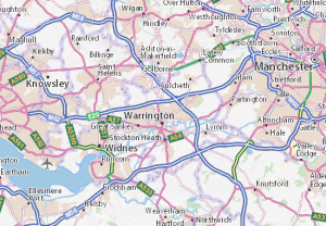Warrington Map